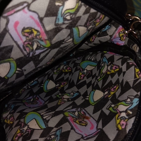 Disney Alice in Wonderland Clock Purse Vintage Bag - Picture 4 of 6